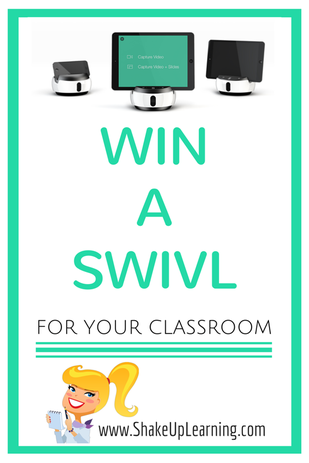 Enter to Win a Swivl Robot for YOUR Classroom! | Shake Up Learning | www.shakeuplearning.com #edtech #elearning #flipclass