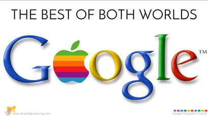 Best of Both Worlds! Google Apps for the iPad online #GoogleEduOnAir Presentation by Kasey Bell| www.ShakeUpLearning.com | #gafe #edtech #googleedu #ipad #ipaded