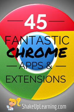 45 Fantasic Chrome Apps and Extensions | Shake Up Learning | www.shakeuplearning.com | #gafe #googleEdu #edtech #chrome #chromebooks