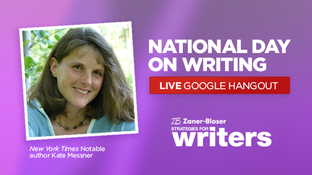 Google Hangout with author Kate Messner